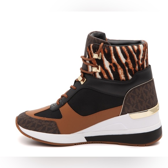 NWT MICHAEL Michael KORS LIV WEDGE BOOTIE - Picture 6 of 15